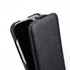 6601106419A-4 MELKCO For iPhone 16 Pro Max Flip Case Genuine Leather Vertical Phone Cover | Compatible with MagSafe