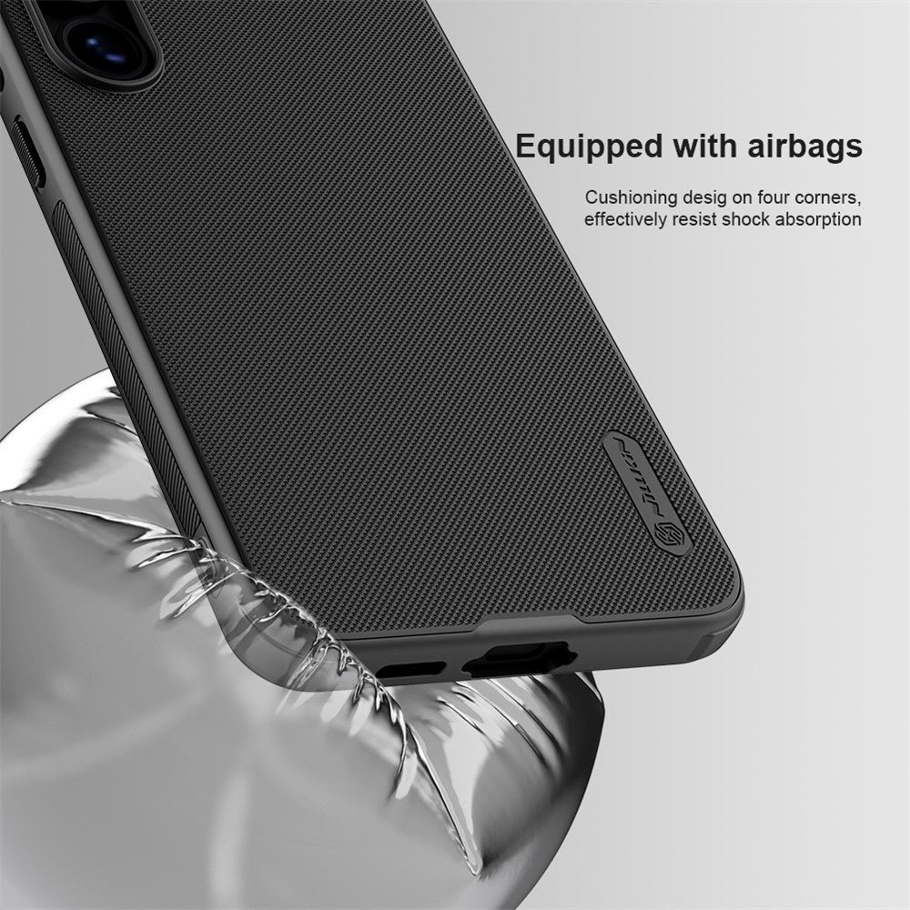 NILLKIN Super Frosted Shield Pro for Samsung Galaxy S24 FE Case Drop-Proof Shell Built-In Magnet Ring - Image 10