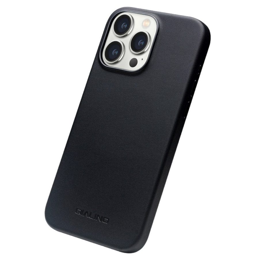 QIALINO For iPhone 15 Pro Max Case Silicone-PU Phone Cover | Compatible with MagSafe