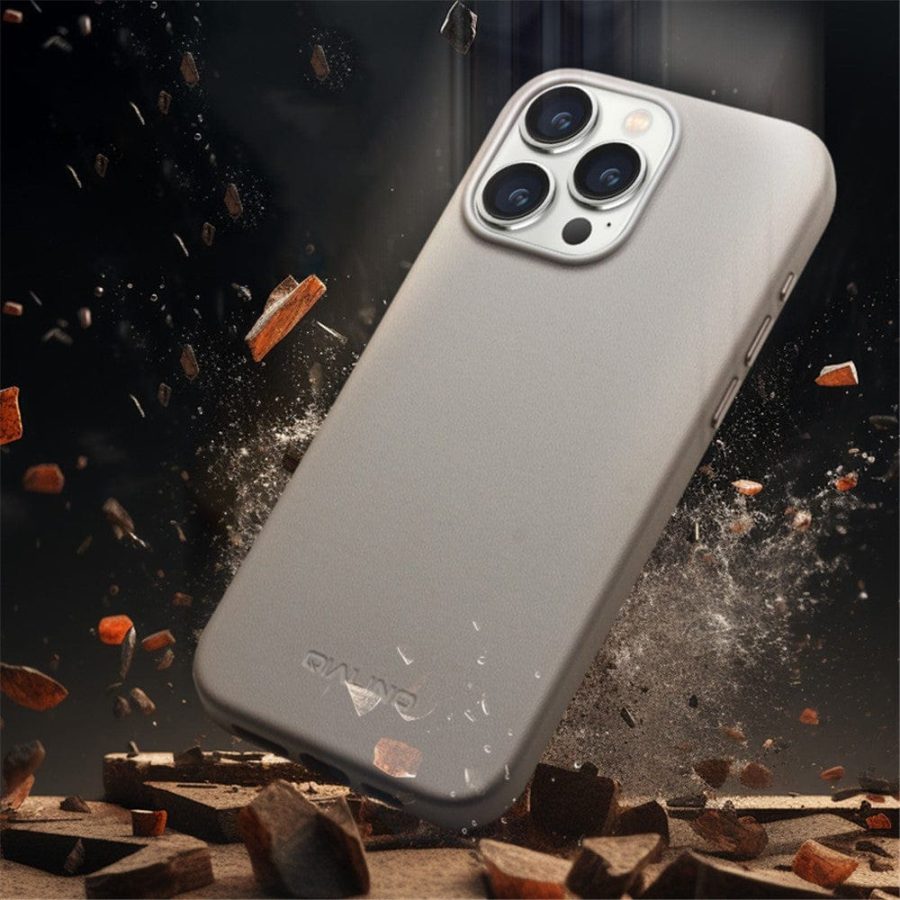 QIALINO For iPhone 15 Pro Max Case Silicone-PU Phone Cover | Compatible with MagSafe