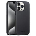 QIALINO For iPhone 15 Pro Case Silicone-PU Phone Cover | Compatible with MagSafe