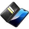 QIALINO For iPhone 16 Pro Case Genuine Leather Phone Cover with Card Holder