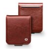 6601111818B-1 QIALINO For Samsung Galaxy Z Flip7 FE | Z Flip6 Case Genuine Leather Flip Phone Cover