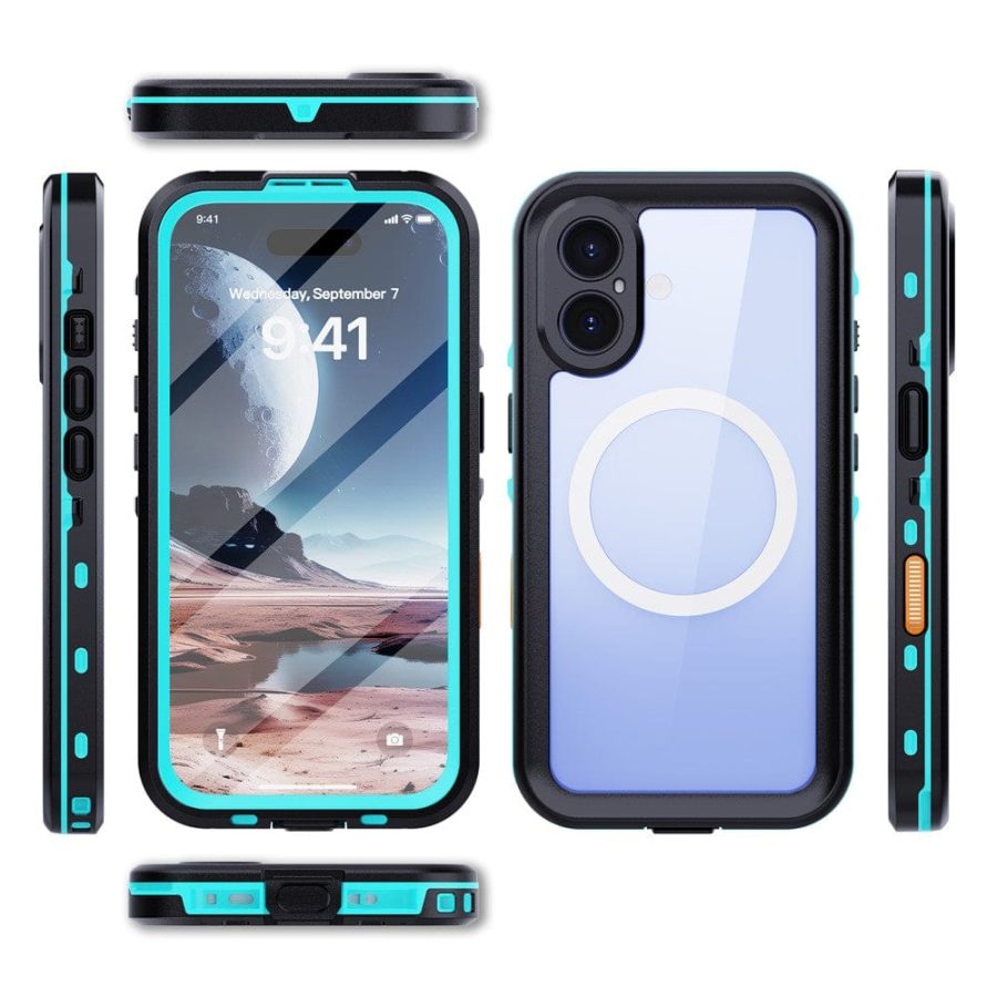 REDPEPPER Dot+ Series For iPhone 16 Phone Case IP68 Waterproof Clear Phone Cover | Compatible with MagSafe