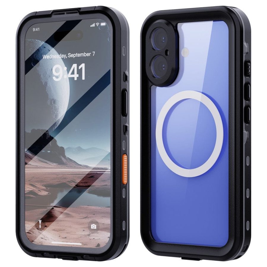 REDPEPPER Dot+ Series For iPhone 16 Phone Case IP68 Waterproof Clear Phone Cover | Compatible with MagSafe