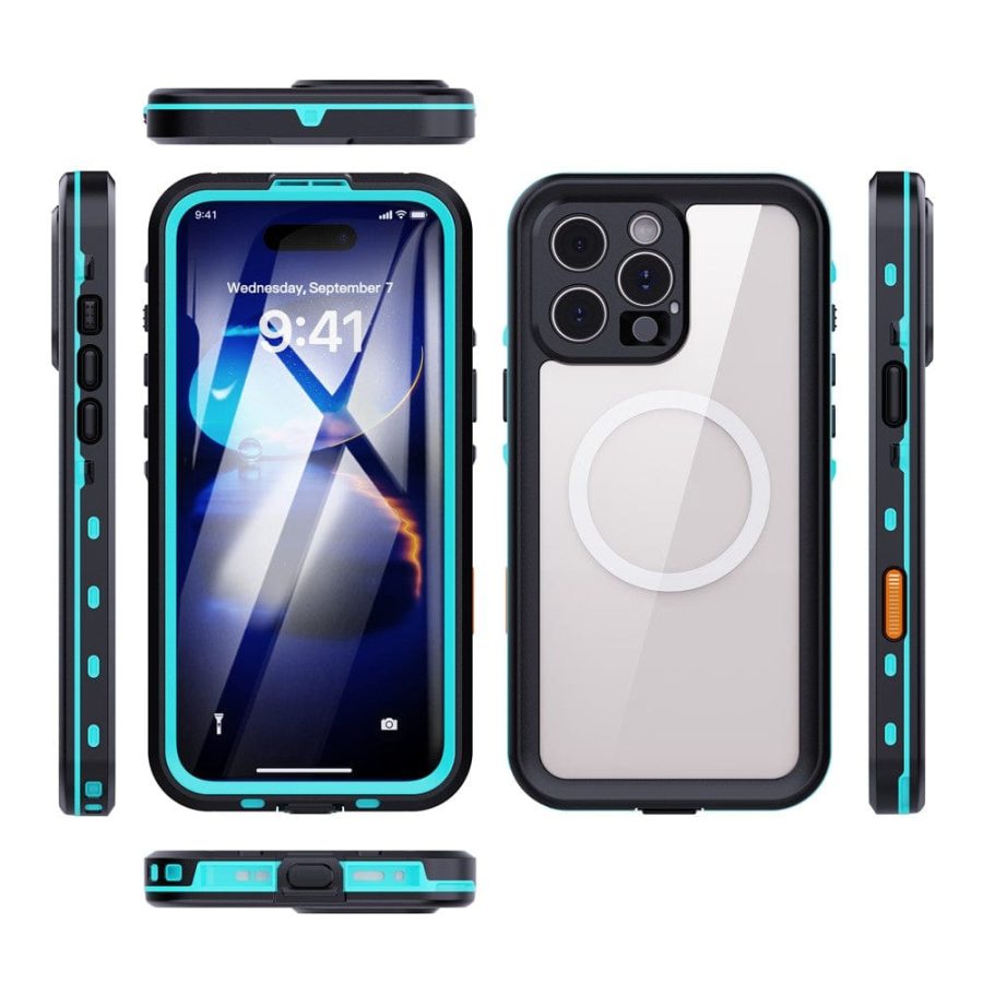 REDPEPPER Dot+ Series For iPhone 16 Pro Max Phone Case IP68 Waterproof Clear Phone Cover | Compatible with MagSafe