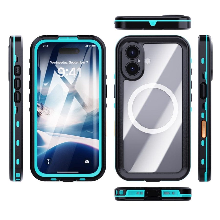 REDPEPPER Dot+ Series For iPhone 16 Plus Phone Case IP68 Waterproof Clear Phone Cover | Compatible with MagSafe