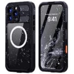 REDPEPPER For iPhone 16 Pro Max Case IP68 Waterproof Clear Phone Cover | Compatible with MagSafe