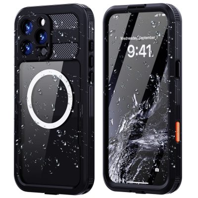 REDPEPPER For iPhone 16 Pro Max Case IP68 Waterproof Clear Phone Cover | Compatible with MagSafe