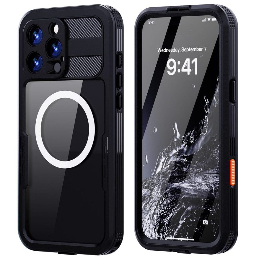 6601113116A-2 REDPEPPER For iPhone 16 Pro Max Case IP68 Waterproof Clear Phone Cover | Compatible with MagSafe