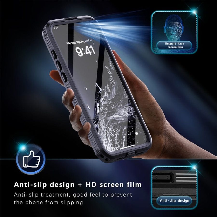 6601113116A-7 REDPEPPER For iPhone 16 Pro Max Case IP68 Waterproof Clear Phone Cover | Compatible with MagSafe