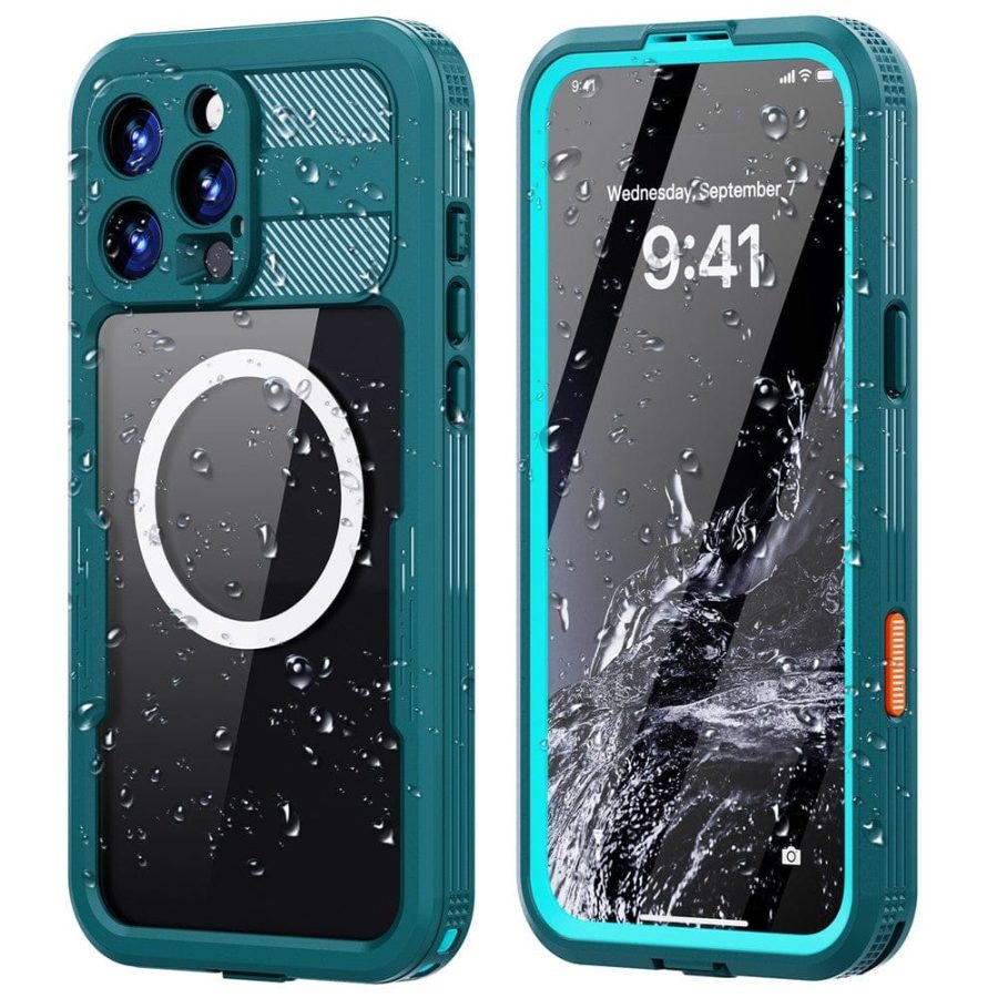 6601113116B-1 REDPEPPER For iPhone 16 Pro Max Case IP68 Waterproof Clear Phone Cover | Compatible with MagSafe