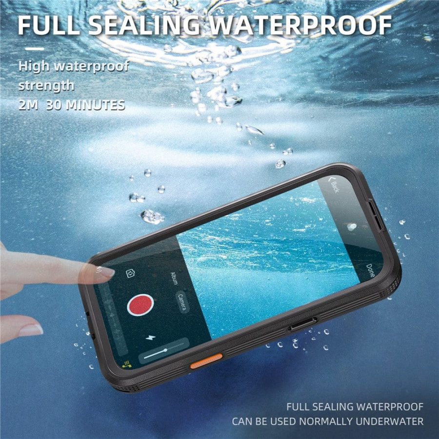 6601113117A-14 REDPEPPER For iPhone 16 Plus Case IP68 Waterproof Clear Phone Cover | Compatible with MagSafe
