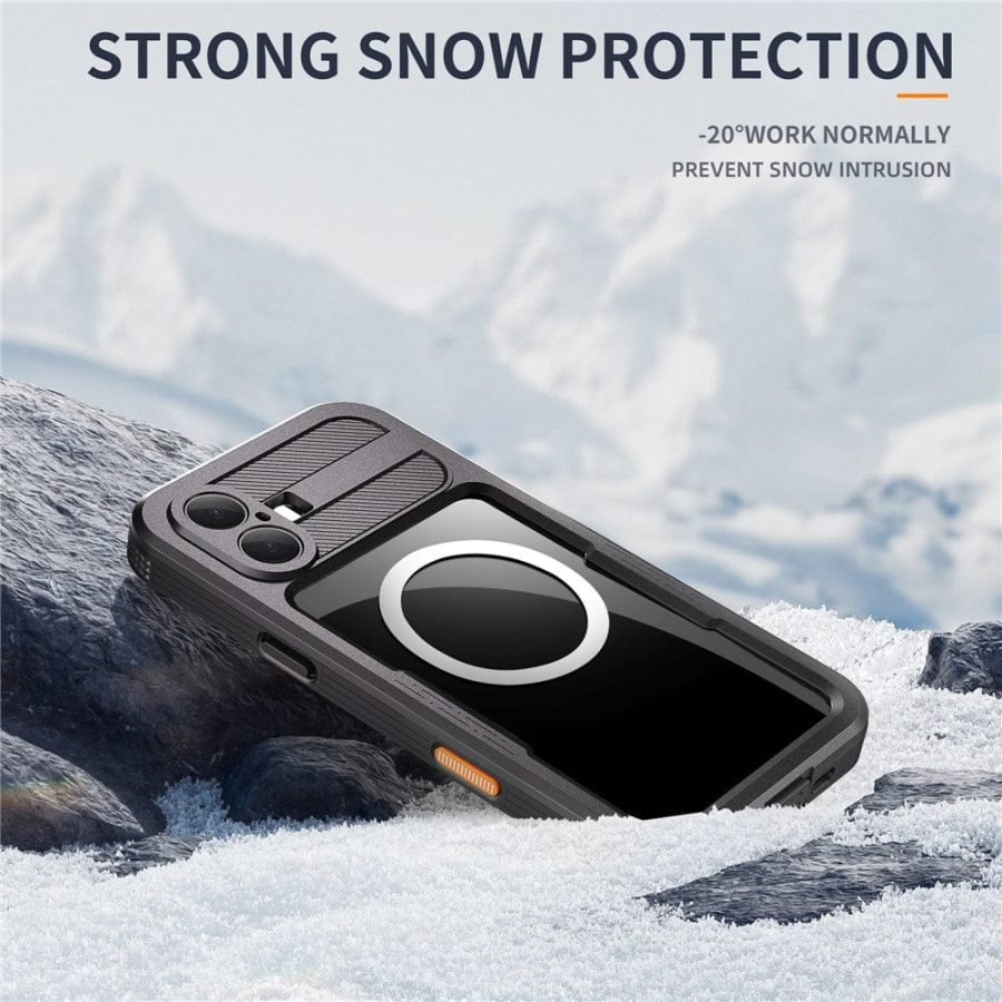 6601113117A-4 REDPEPPER For iPhone 16 Plus Case IP68 Waterproof Clear Phone Cover | Compatible with MagSafe