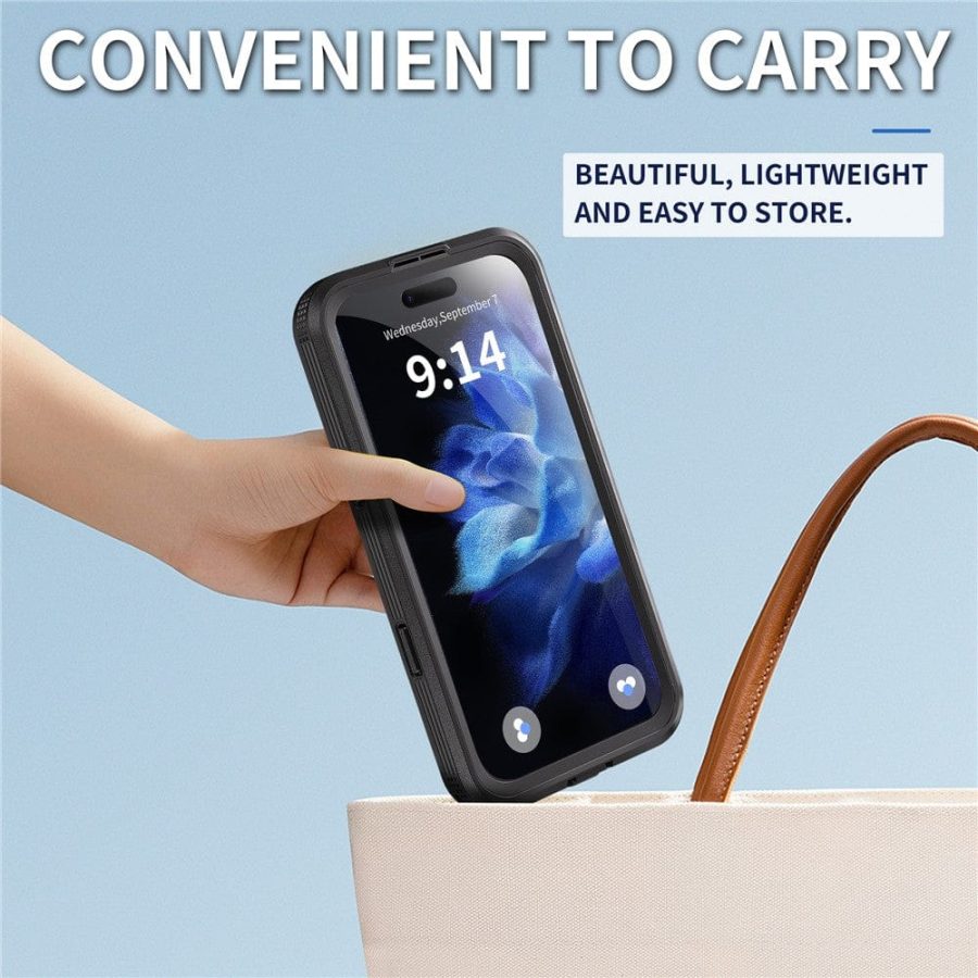 6601113117A-8 REDPEPPER For iPhone 16 Plus Case IP68 Waterproof Clear Phone Cover | Compatible with MagSafe