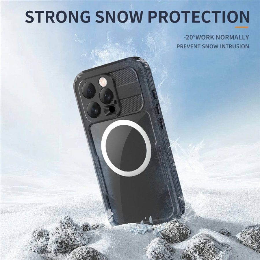 6601113118A-9 REDPEPPER For iPhone 16 Pro Case IP68 Waterproof Clear Phone Cover | Compatible with MagSafe