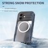6601113119A-5 REDPEPPER For iPhone 16 Phone Case IP68 Waterproof Clear Phone Cover | Compatible with MagSafe