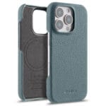 MELKCO For iPhone 16 Pro Max Case Genuine Leather Phone Cover | Compatible with MagSafe