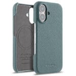 MELKCO For iPhone 16 Plus Case Genuine Leather Phone Cover | Compatible with MagSafe