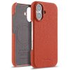 MELKCO For iPhone 16 Plus Case Genuine Leather Phone Cover | Compatible with MagSafe