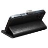 QIALINO For iPhone 16 Case Genuine Leather Wallet Magnetic Closure Phone Cover
