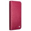 QIALINO For iPhone 16 Pro Wallet Case Crocodile Texture Genuine Leather Anti-Drop Phone Cover