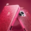 QIALINO For iPhone 16 Pro Wallet Case Crocodile Texture Genuine Leather Anti-Drop Phone Cover