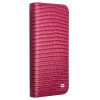 QIALINO For iPhone 16 Wallet Case Crocodile Texture Genuine Leather Anti-Drop Phone Cover