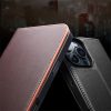 QIALINO For iPhone 16 Pro Stand Case Anti-Drop Genuine Leather Wallet Phone Cover