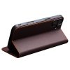 QIALINO For iPhone 16 Stand Case Anti-Drop Genuine Leather Wallet Phone Cover