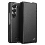 QIALINO For Samsung Galaxy Z Fold6 Case Genuine Leather Flip Phone Cover