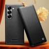 6601116150A-3-1 QIALINO For Samsung Galaxy Z Fold6 Case Genuine Leather Flip Phone Cover