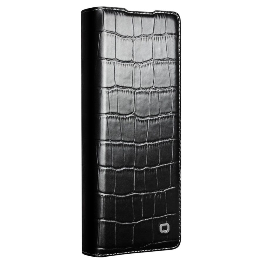 6601116891A-6 QIALINO For Samsung Galaxy Z Fold6 Case Crocodile Texture Genuine Leather Flip Phone Cover
