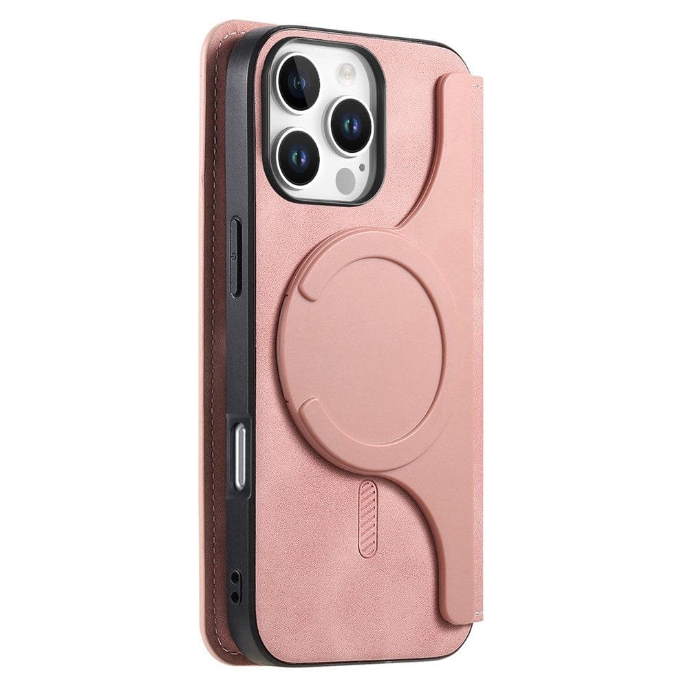 CASENEO For iPhone 16 Pro Max Case Cross Texture Leather Detachable Zipper Wallet Magnetic Phone Cover - Image 14