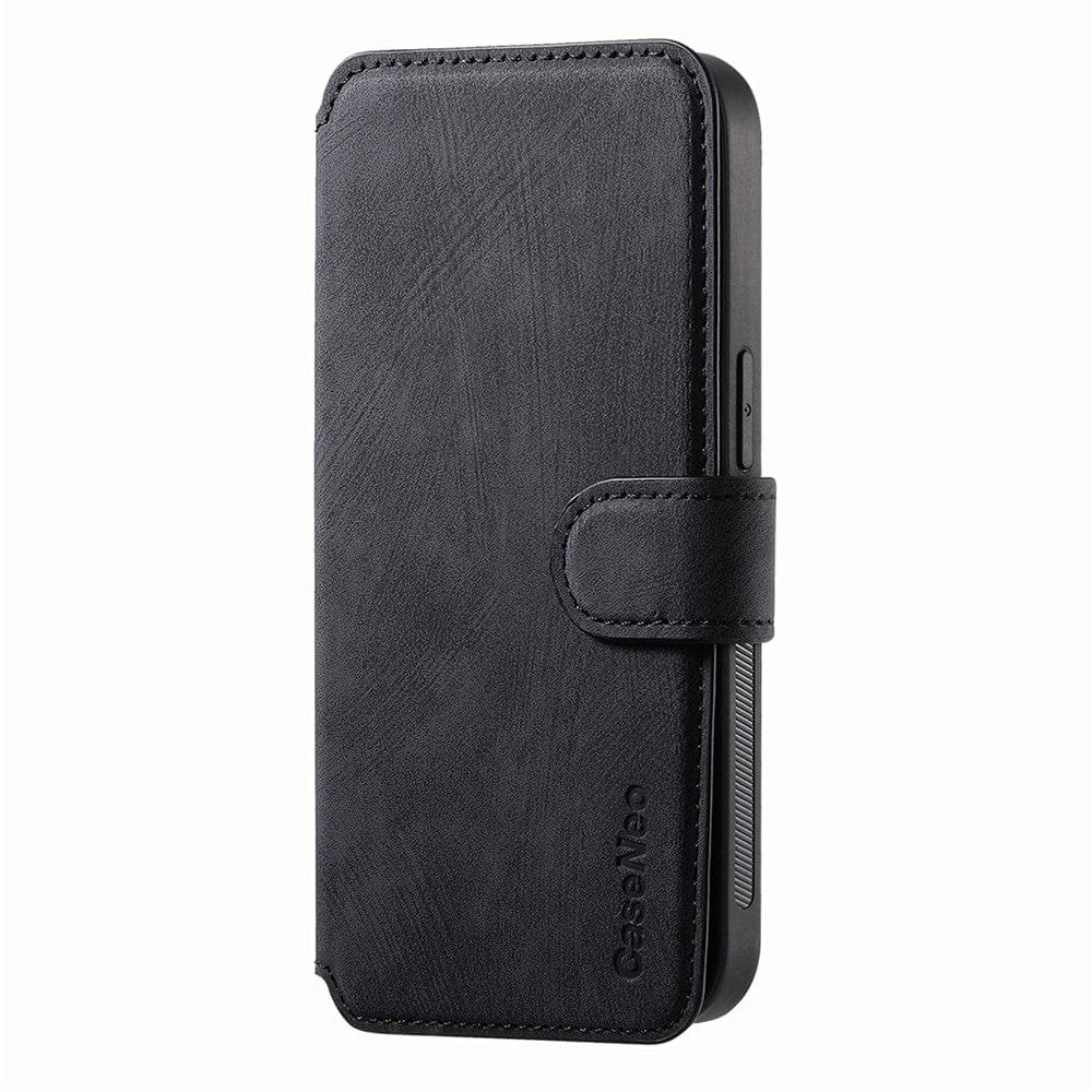 CASENEO MW-03 For iPhone 16 Pro Case Magnetic Detachable Wallet Leather Flip Phone Cover - Image 9