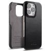 MELKCO For iPhone 16 Pro Max Case Waxy Genuine Leather Phone Cover | Compatible with MagSafe