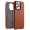 MELKCO For iPhone 16 Pro Max Case Waxy Genuine Leather Phone Cover | Compatible with MagSafe