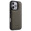 6601118392B-1 MELKCO For iPhone 16 Pro Case Genuine Leather Coated Phone Cover