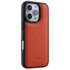 6601118394A-1 MELKCO For iPhone 16 Pro Max Case Genuine Leather Coated Phone Cover
