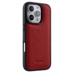MELKCO For iPhone 16 Pro Max Case Genuine Leather Coated Phone Cover