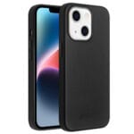 QIALINO for iPhone 14 Shockproof Case Magnetic Phone Genuine Leather Phone Cover