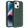660111906E-1 QIALINO for iPhone 14 Shockproof Case Magnetic Phone Genuine Leather Phone Cover