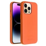 QIALINO for iPhone 14 Pro Max Case Magnetic Anti-Fall Genuine Leather Shockproof Phone Cover