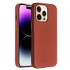 QIALINO for iPhone 14 Pro Max Case Magnetic Anti-Fall Genuine Leather Shockproof Phone Cover