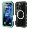 6601121989C-1 REDPEPPER D-UP Series For iPhone 16 Pro Case IP68 Waterproof Clear Phone Cover | Compatible with MagSafe