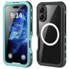 6601121990A-1 REDPEPPER D-UP Series For iPhone 16 Case IP68 Waterproof Clear Back Phone Cover | Compatible with MagSafe