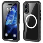 REDPEPPER D-UP Series For iPhone 16 Case IP68 Waterproof Clear Back Phone Cover | Compatible with MagSafe