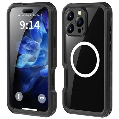 REDPEPPER D-UP Series For iPhone 16 Pro Max Case IP68 Waterproof Clear Phone Cover | Compatible with MagSafe