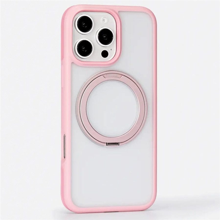 TORRAS Ostand R Fusion For iPhone 16 Pro Case 360 Degree Rotating Kickstand Phone Cover | Compatible with MagSafe