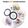 TORRAS Ostand R Fusion For iPhone 16 Pro Case 360 Degree Rotating Kickstand Phone Cover | Compatible with MagSafe